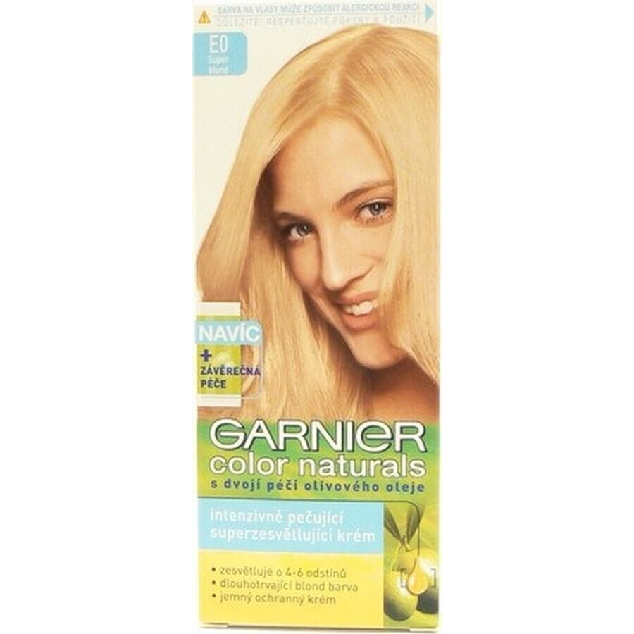 Garnier Color Naturals coloration permanente E0 Super Blonde 1×1 pièce, coloration cheveux