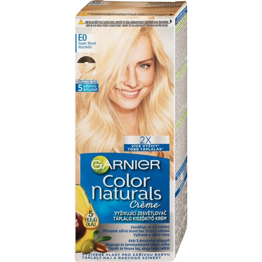 Garnier Color Naturals coloration permanente E0 Super Blonde 1×1 pièce, coloration cheveux