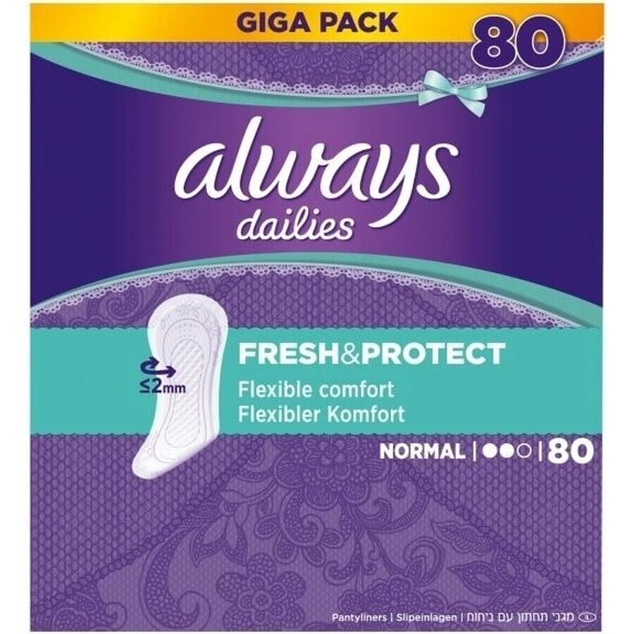 Always Intimates 80pcs Normal 1×80 pcs, sous-vêtements