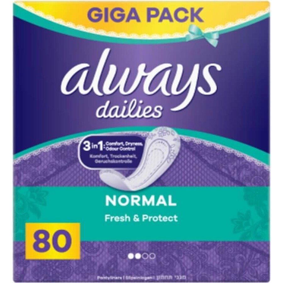 Always Intimates 80pcs Normal 1×80 pcs, sous-vêtements