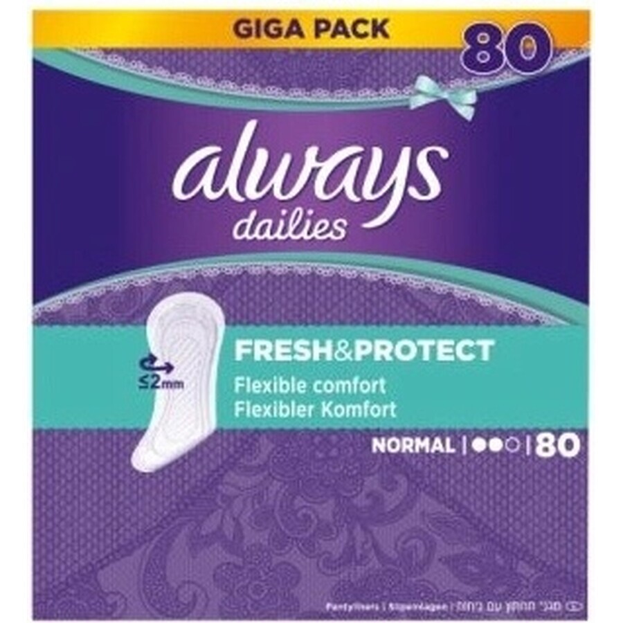 Always Intimates 80pcs Normal 1×80 pcs, sous-vêtements