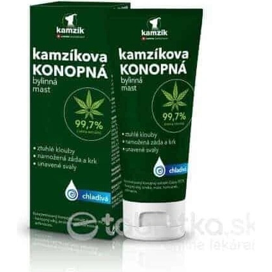 Cemio Kamzik's cooling hemp ointment 1×200ml, pommade de chanvre