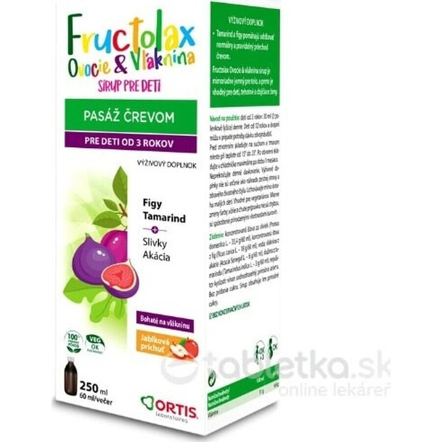 Fructolax Fruit et Fibre SIRUP 1×250 ml, sirop