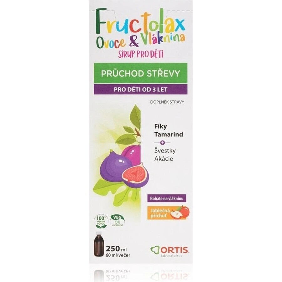 Fructolax Fruit et Fibre SIRUP 1×250 ml, sirop