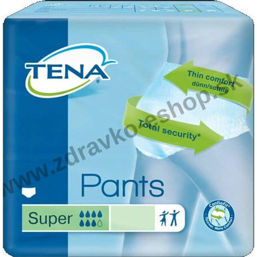 TENA SUPER SMALL 1×12 pcs TENA SUPER SMALL 1×12 pcs, culotte extensible absorbante