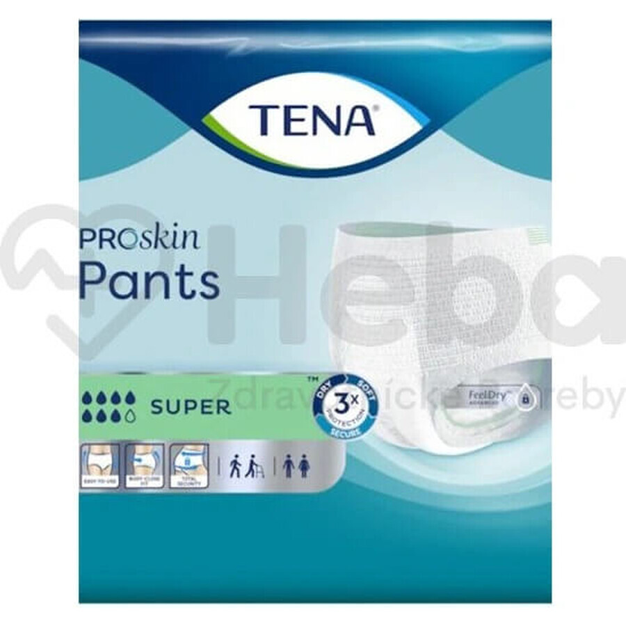 TENA SUPER SMALL 1×12 pcs TENA SUPER SMALL 1×12 pcs, culotte extensible absorbante