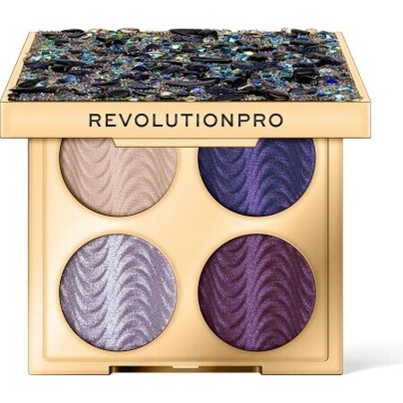 Revolution PRO, Ultimate Eye Look Hidden Jewels, palette d'ombres à paupières 1×3.2 g, palette d'ombres à paupières