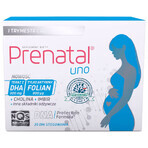 Prenatal Uno Set, 30 gélules + 30 gélules + Prenatal DHA, 30 gélules + bouteille gratuite