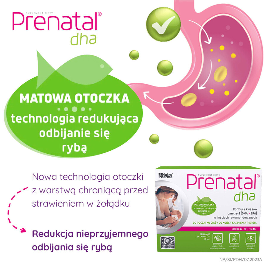 Prenatal Uno Set, 30 gélules + 30 gélules + Prenatal DHA, 30 gélules + bouteille gratuite