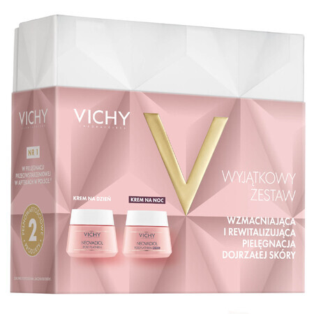 Lote Vichy Neovadiol Rose Platinium, crema de día 50 ml + crema de noche 50 ml