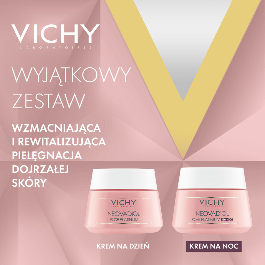 Lote Vichy Neovadiol Rose Platinium, crema de día 50 ml + crema de noche 50 ml