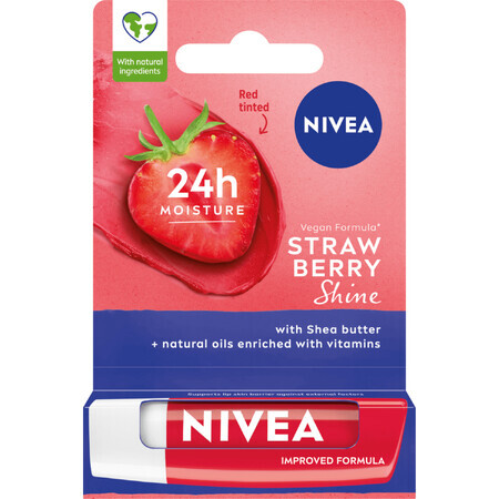 Nivea Strawberry Shine, rossetto nutriente, 4,8 g