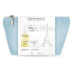 Dermedic Oilage Set, sérum antioxydant, peaux sensibles avec signes de vieillissement, 30 ml + crème de jour nourrissante pour restaurer la densité de la peau, 15 ml