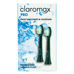 Claromax Pro, embouts de remplacement pour brosse à dents sonique, 2 pièces