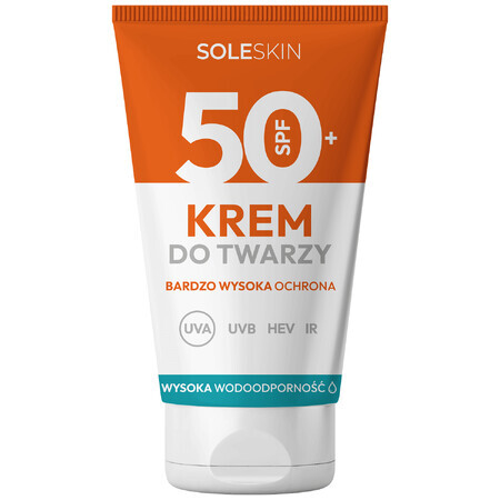 Crème visage Soleskin, SPF 50+, 50 ml