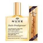 Lote Nuxe Huile Prodigieuse, aceite seco para cuerpo, rostro y cabello, 100 ml + Huile Prodigieuse Or, aceite roll-on, 8 ml