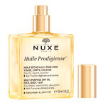 Lote Nuxe Huile Prodigieuse, aceite seco para cuerpo, rostro y cabello, 100 ml + Huile Prodigieuse Or, aceite roll-on, 8 ml