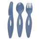 Canpol Babies, set de couverts, bleu, 31/418, 12 mois