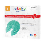 AKUKU, compresses de gel pour les seins, 2 pièces