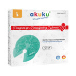 AKUKU, compresses de gel pour les seins, 2 pièces