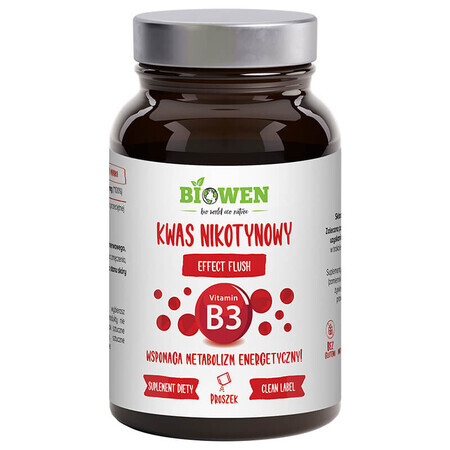 Biowen Nicotinsäure, Vitamin B3, 120 g