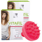 Vitapil set, 2 x 60 gélules + masseur de cuir chevelu gratuit