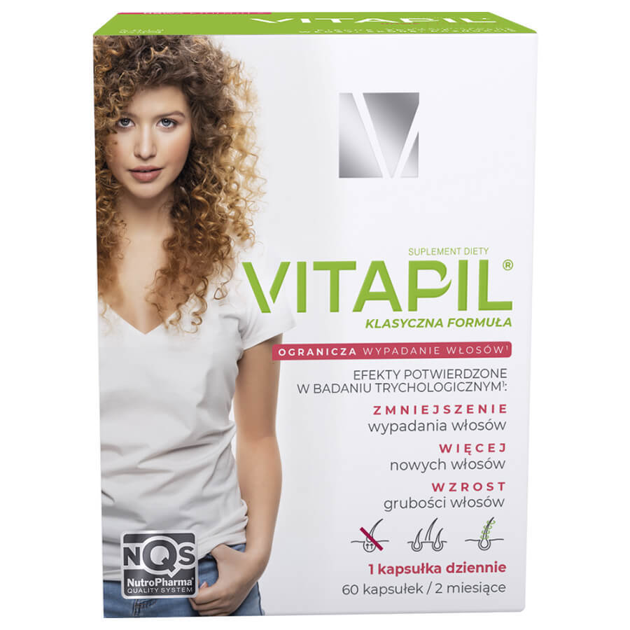 Vitapil set, 2 x 60 gélules + masseur de cuir chevelu gratuit