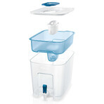 Brita Flow, distributeur de filtre 8,2 l avec robinet, bleu + filtre Maxtra Pro Pure Performance, 1 pc