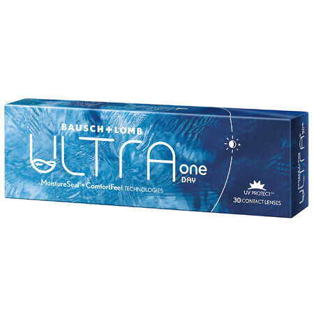 Ultra ONEday, lentilles de contact, 1 jour, sphérique, -2.50, 30 pcs