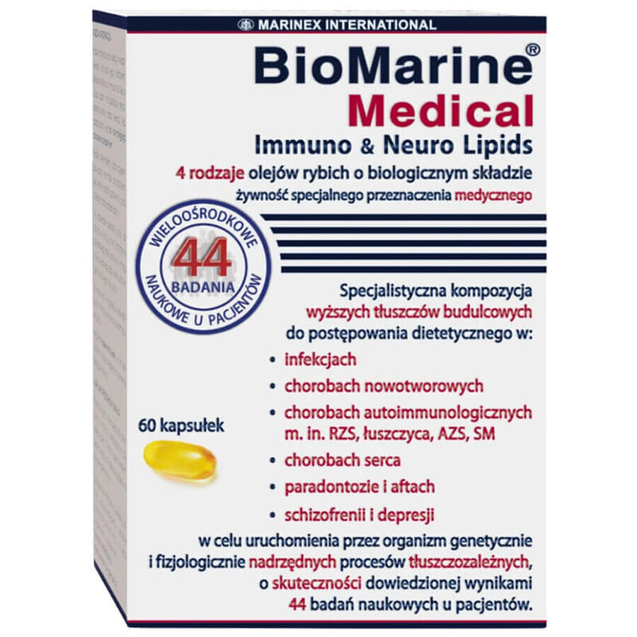 Biomarine Medical Immuno & Neuro Lipids, 60 gélules