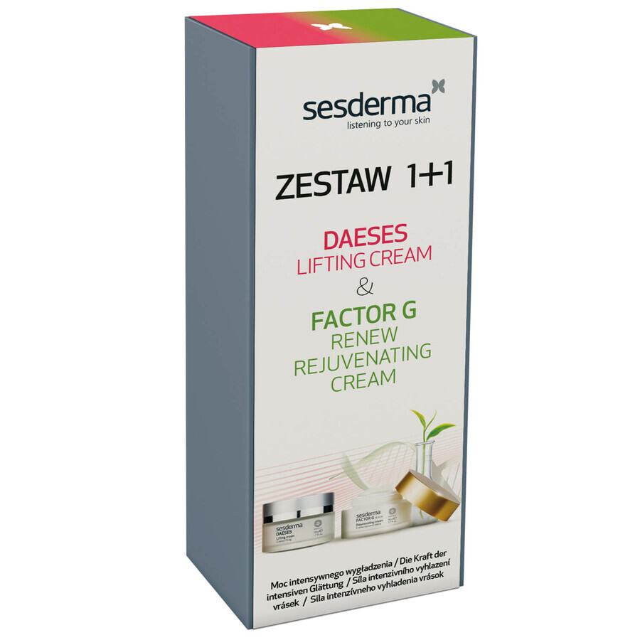 Set Sesderma Daeses Liftingcreme für Gesicht und Körper 50 ml + Factor G Renew Gesichtscreme 50 ml