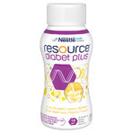 Resource Diabetes Plus, saveur vanille, 4 x 200 ml + Sac de courses gratuit