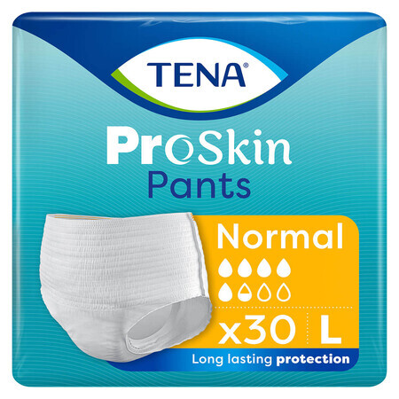 Tena Pants ProSkin, slip absorbant, taille L, 100-135 cm, Normal, 30 pièces