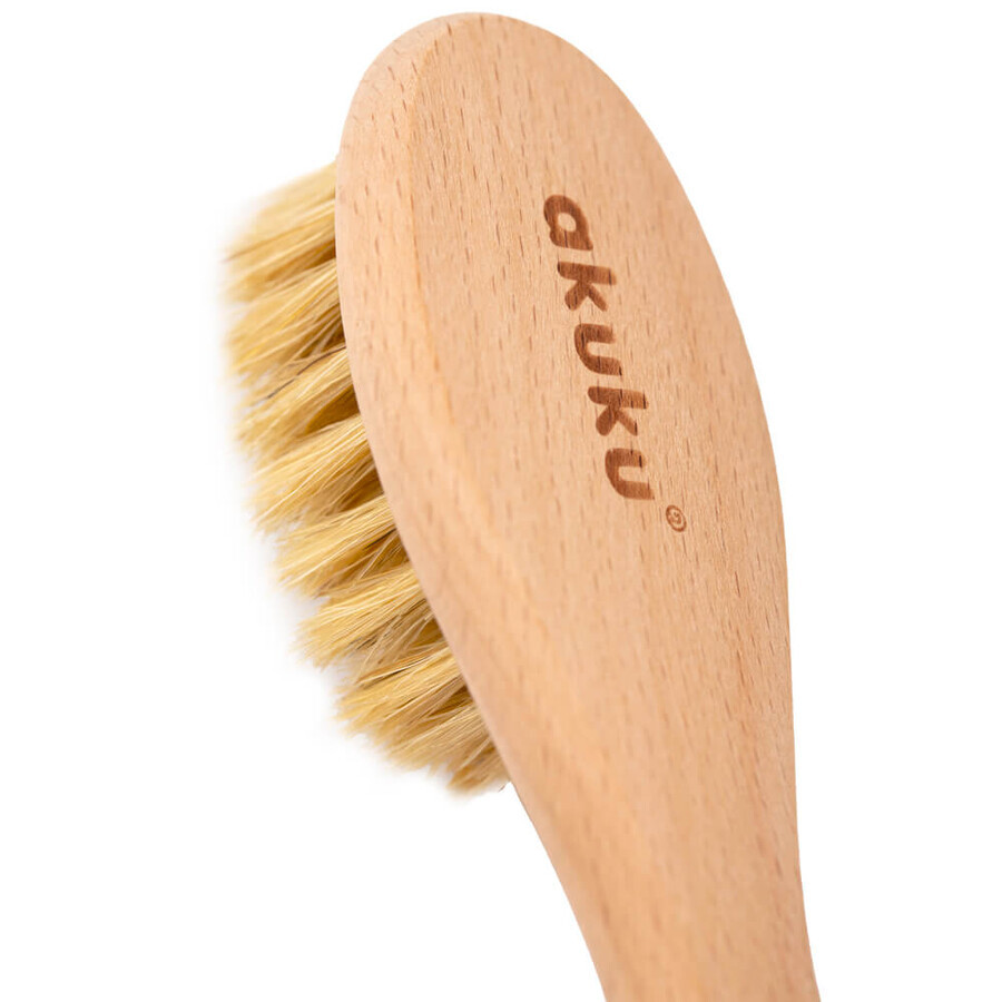 Ackuku Natural, spazzola per capelli in legno, 1 pz.