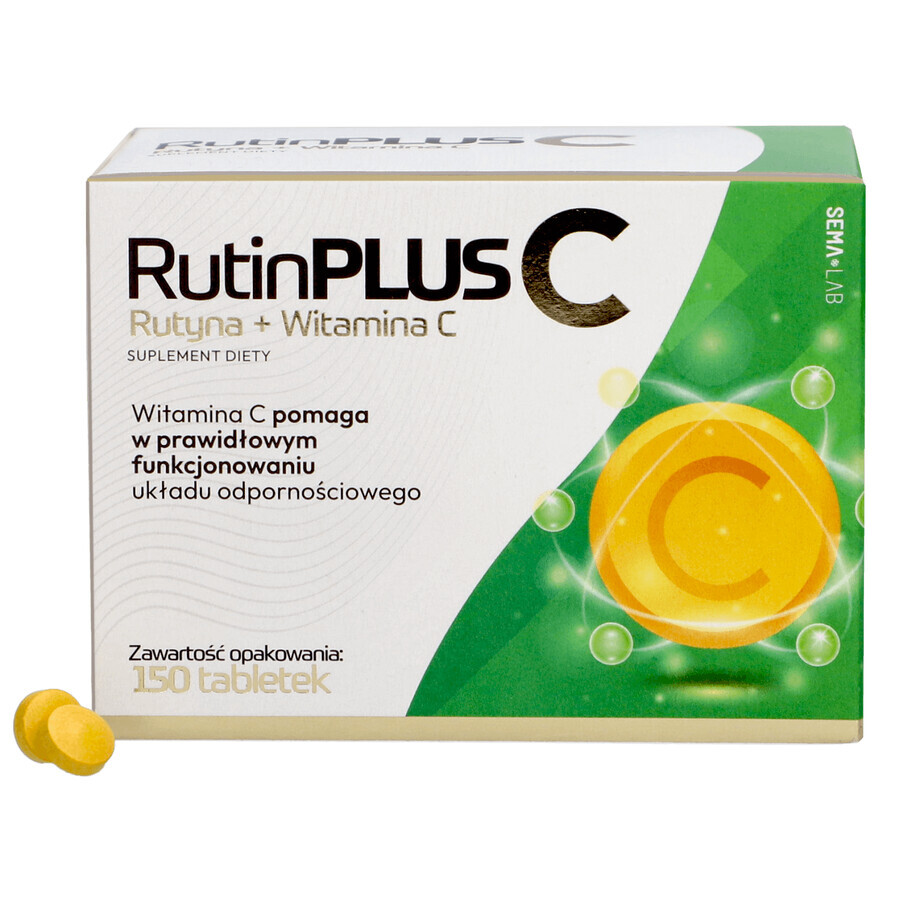 SEMA Lab Rutin Plus C, 150 tablets