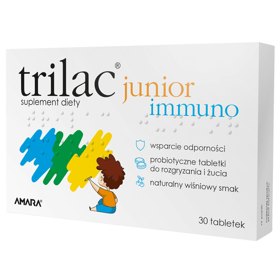 Trilac Junior Immuno, 30 comprimidos masticables