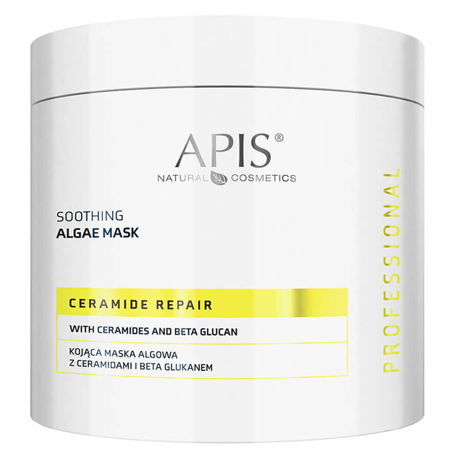 Apis Professional Ceramide Repair, masque apaisant aux algues avec céramides et bêta-glucane, 200 g