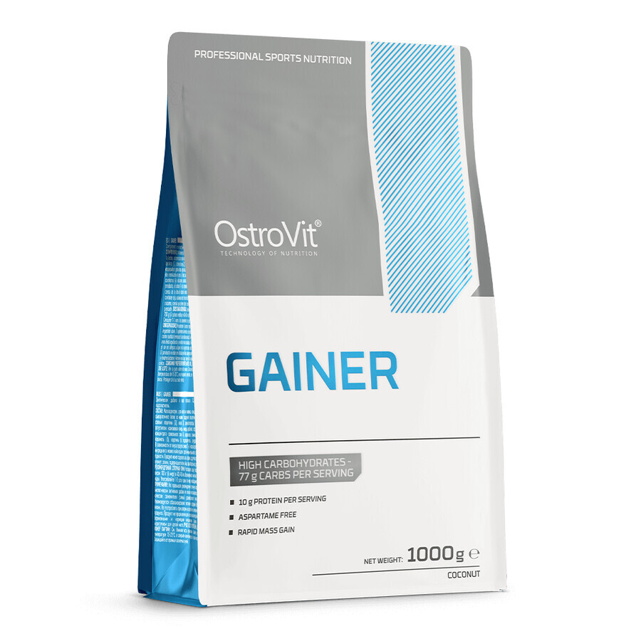 OstroVit Gainer, saveur noix de coco, 1000 g