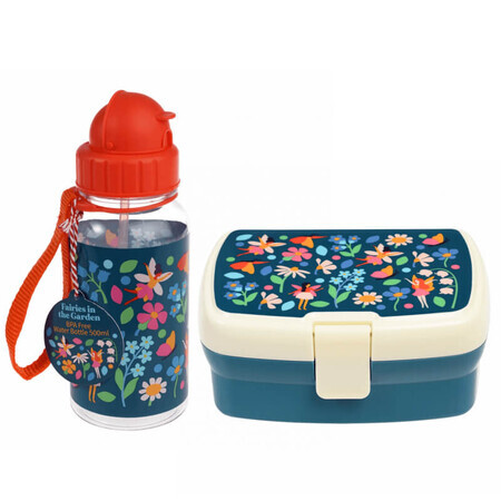 Rex London set, breakfast lunch box + tin, fairies