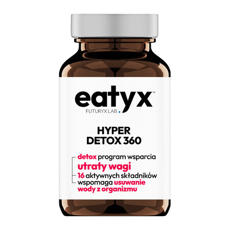 OSHEE Eatyx Futuryx Lab Hyper Detox 360, 60 gélules SHORT DATE