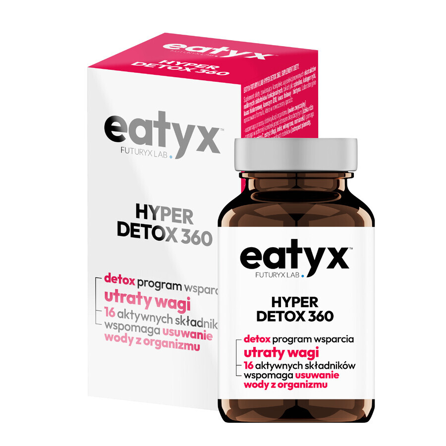 OSHEE Eatyx Futuryx Lab Hyper Detox 360, 60 gélules SHORT DATE