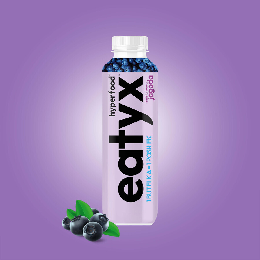 OSHEE Eatyx, table liquide prête à boire, crème aux baies, 500 ml