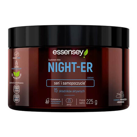 Essensey Night-Er, mango-pineapple flavor, 225 g