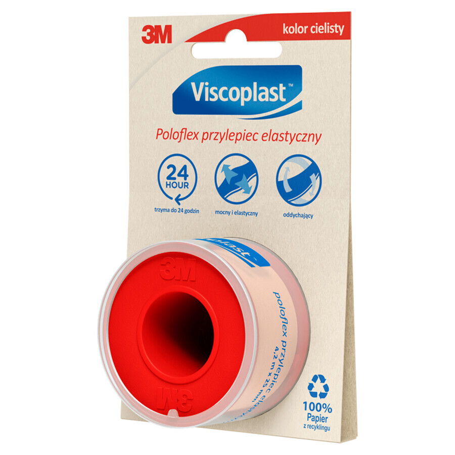 Viscoplast Poloflex, adhésif élastique, 4,2 m x 25 mm, 1 pc