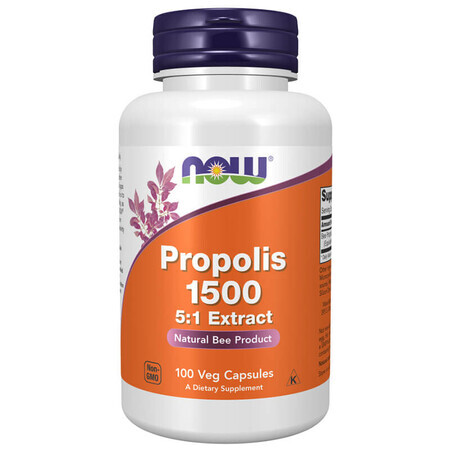 Now Foods Propolis 1500, 100 gélules végétaliennes