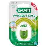 Sunstar Gum Twisted Floss, fil dentaire ciré, menthe et thé vert, 30 m