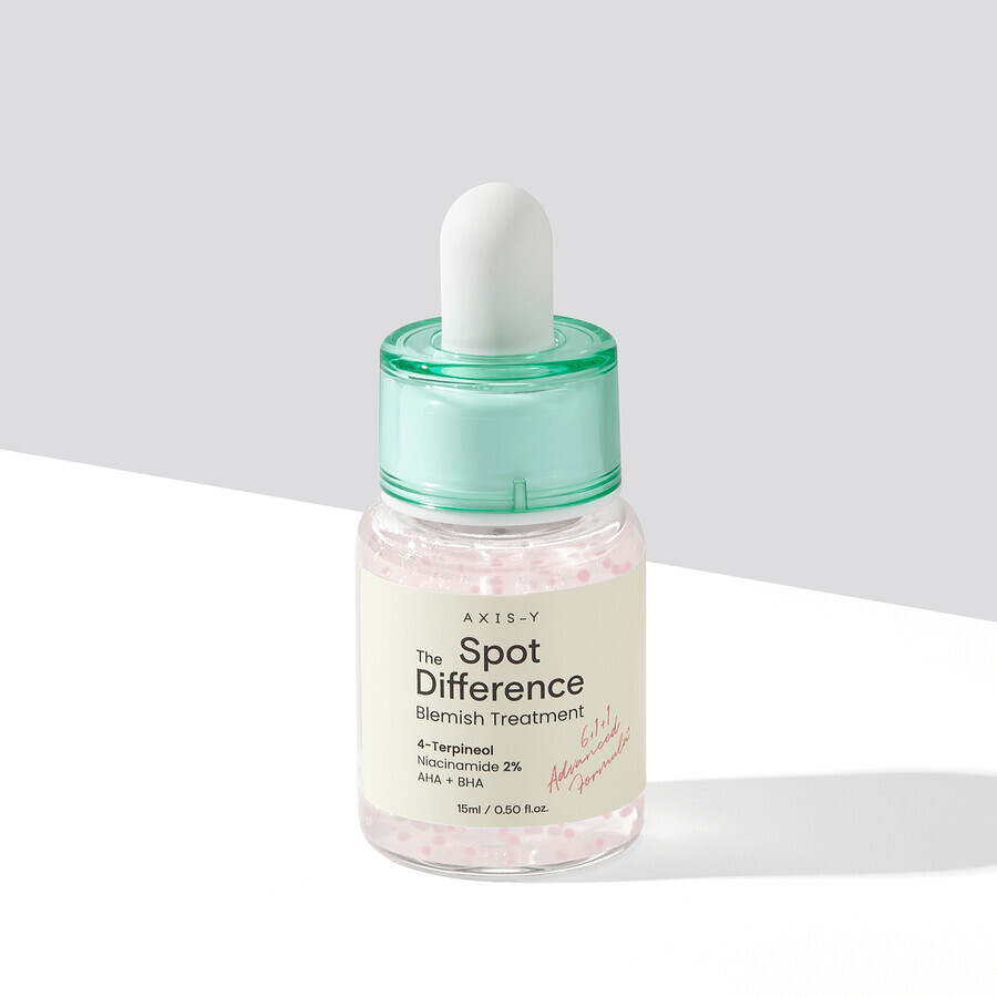 Axis-y Spot the Difference Blemish Treatment, gel réducteur d'acné, 15 ml