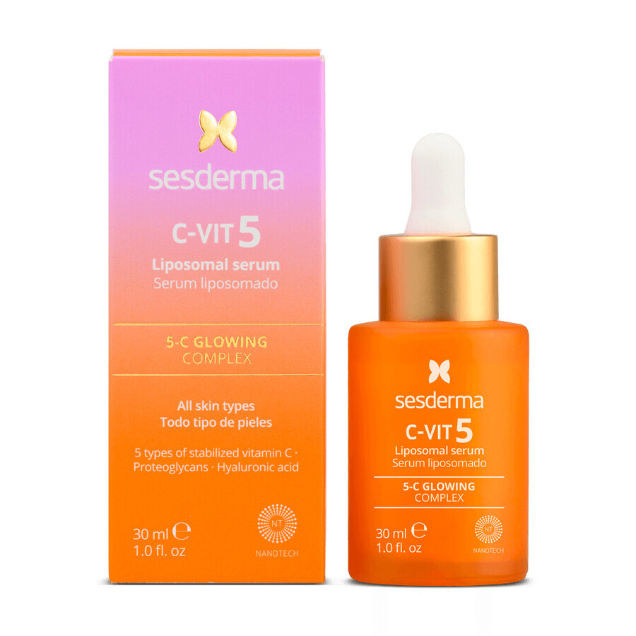 Set Sesderma C-Vit 5, sérum liposomal pour le visage, 30 ml + C-Vit, gel-crème revitalisant pour le visage, 50 ml pour 1 penny