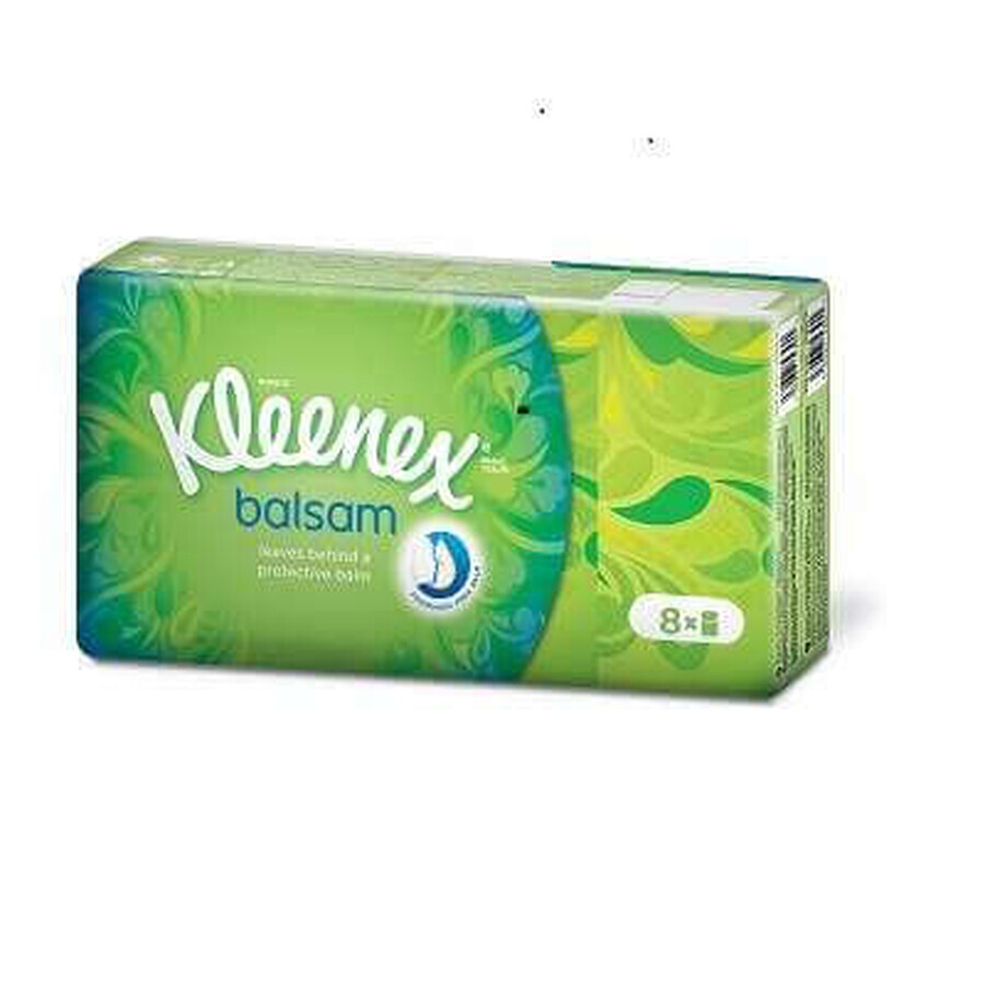 Serviettes hygiéniques Balsam, 8 paquets, Kleenex