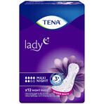 Tena Lady set, serviettes hygiéniques spécialisées, Maxi Night, 2 x 12 pcs + ProSkin Pants Culotte normale absorbante, taille M et L, 2 échantillons